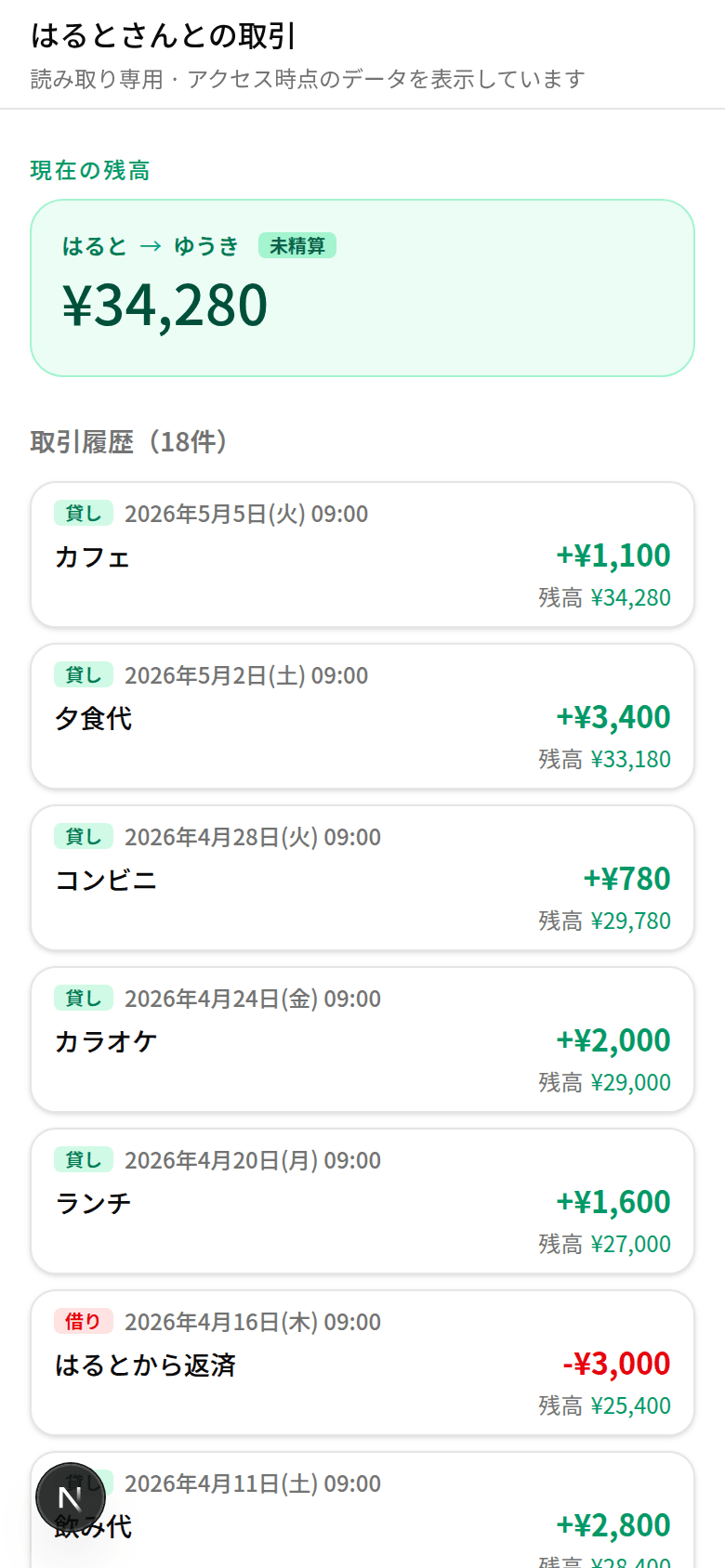 ツケカン